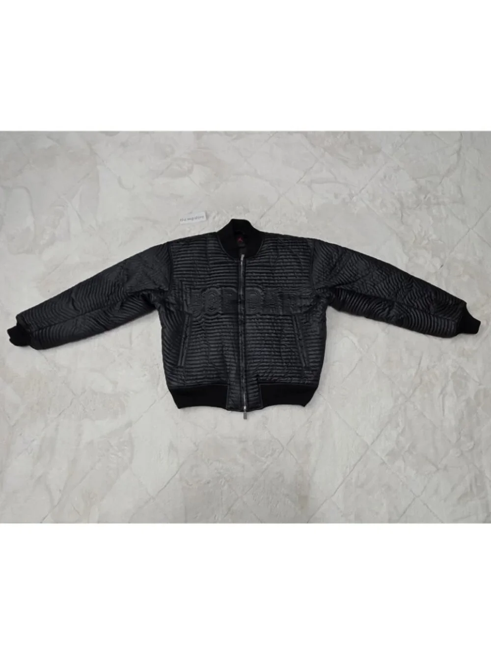 Jordan Bomber Jacket Full Zip Quilted Down Black  Men's Sz 2XL II5314 010 $300